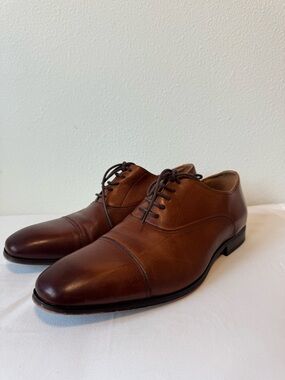 Florsheim Men's Brown Cap-Toe Oxford Dress Shoes
